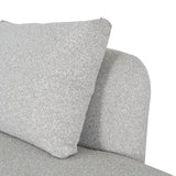 Marius 3 Seater Right Chaise Sofa - Clay Grey Chaise Lounge Casa-Core