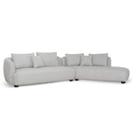 Marius 3 Seater Right Chaise Sofa - Clay Grey Chaise Lounge Casa-Core