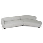 Marius 3 Seater Right Chaise Sofa - Clay Grey Chaise Lounge Casa-Core