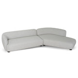 Marius 3 Seater Right Chaise Sofa - Clay Grey Chaise Lounge Casa-Core
