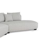 Marius 3 Seater Right Chaise Sofa - Clay Grey Chaise Lounge Casa-Core