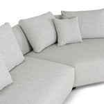 Marius 3 Seater Right Chaise Sofa - Clay Grey Chaise Lounge Casa-Core