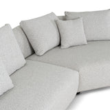 Marius 3 Seater Right Chaise Sofa - Clay Grey Chaise Lounge Casa-Core