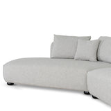 Marius 3 Seater Left Chaise Sofa - Clay Grey Chaise Lounge Casa-Core