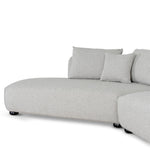 Marius 3 Seater Left Chaise Sofa - Clay Grey Chaise Lounge Casa-Core