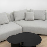 Marius 3 Seater Right Chaise Sofa - Clay Grey Chaise Lounge Casa-Core