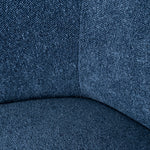 Farina Fabric Armchair - Navy Blue Armchair K Sofa-Core