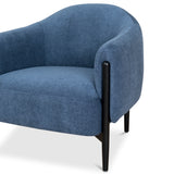 Farina Fabric Armchair - Navy Blue Armchair K Sofa-Core