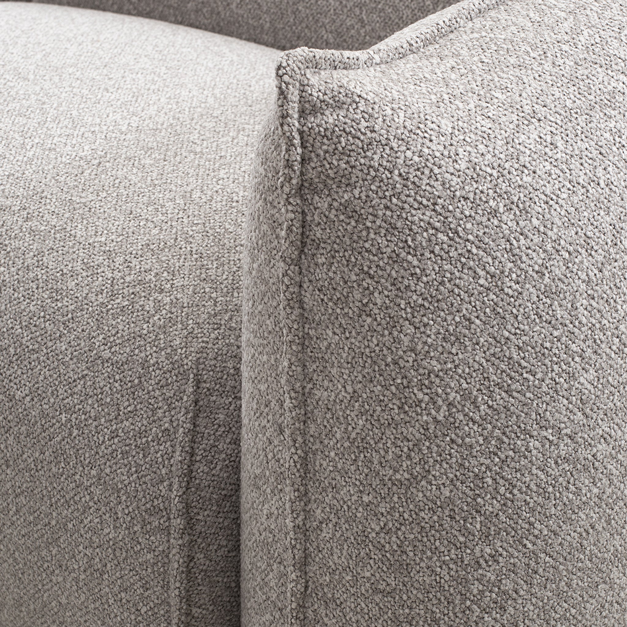 Ferrell 3 Seater Left Chaise Sofa - Clay Grey Sofa Iggy-Core