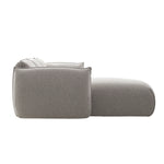 Ferrell 3 Seater Left Chaise Sofa - Clay Grey Sofa Iggy-Core