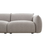 Ferrell 3 Seater Left Chaise Sofa - Clay Grey Sofa Iggy-Core