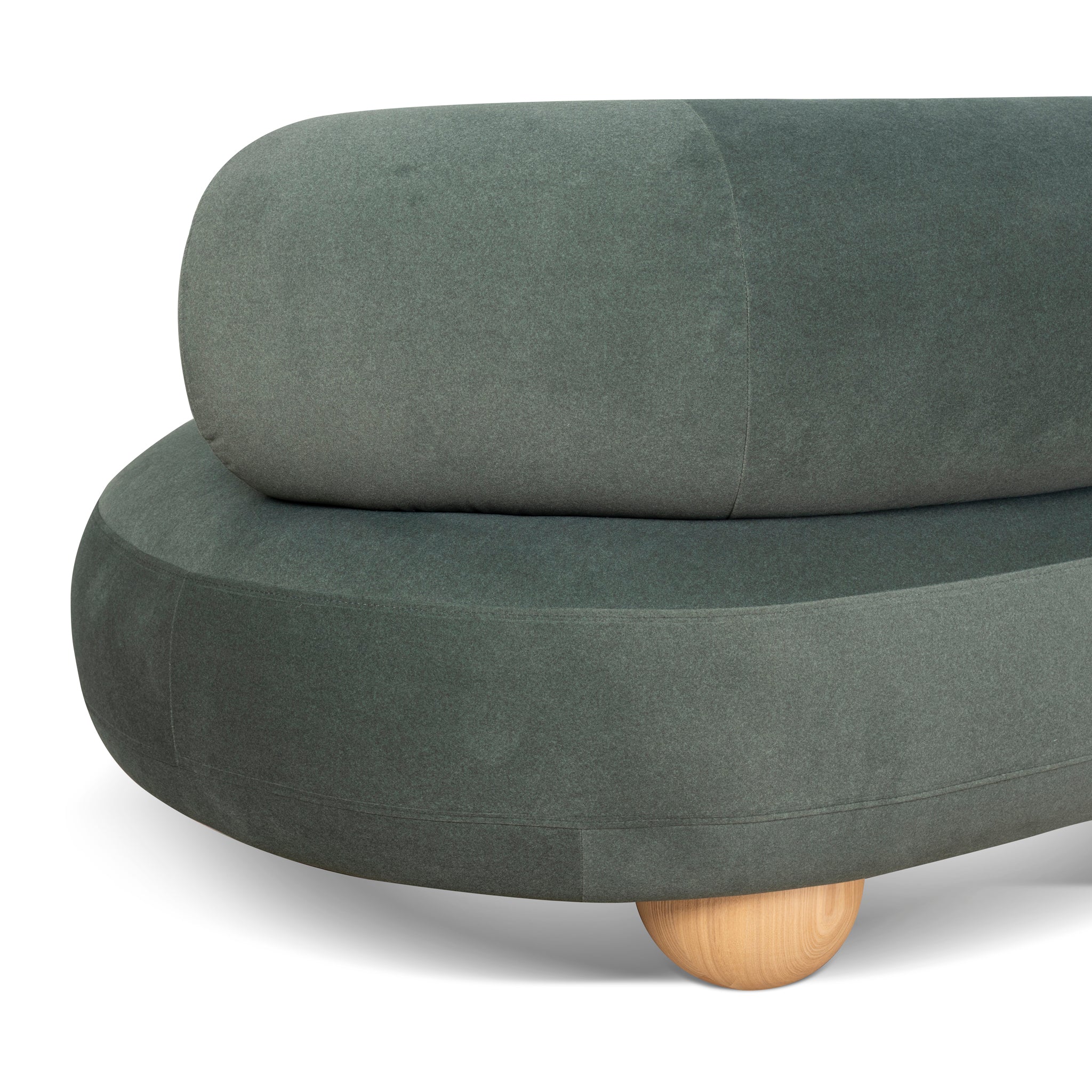Nimbus 3 Seater Sofa - Burnt Green Sofa Casa-Core