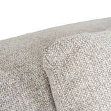 Roly Modular Left Chaise Sofa - Coral Natural Linen Chaise Lounge Forever-Core