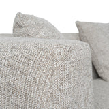 Roly Modular Left Chaise Sofa - Coral Natural Linen Chaise Lounge Forever-Core