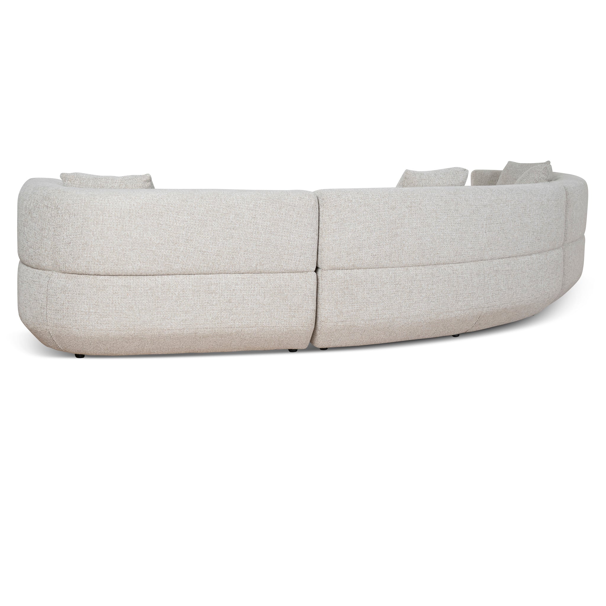 Roly Modular Left Chaise Sofa - Coral Natural Linen Chaise Lounge Forever-Core