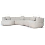 Roly Modular Left Chaise Sofa - Coral Natural Linen Chaise Lounge Forever-Core