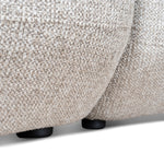 Roly Modular Left Chaise Sofa - Coral Natural Linen Chaise Lounge Forever-Core