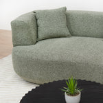 Roly 3 Seater Sofa - Coral Light Green Sofa Forever-Core