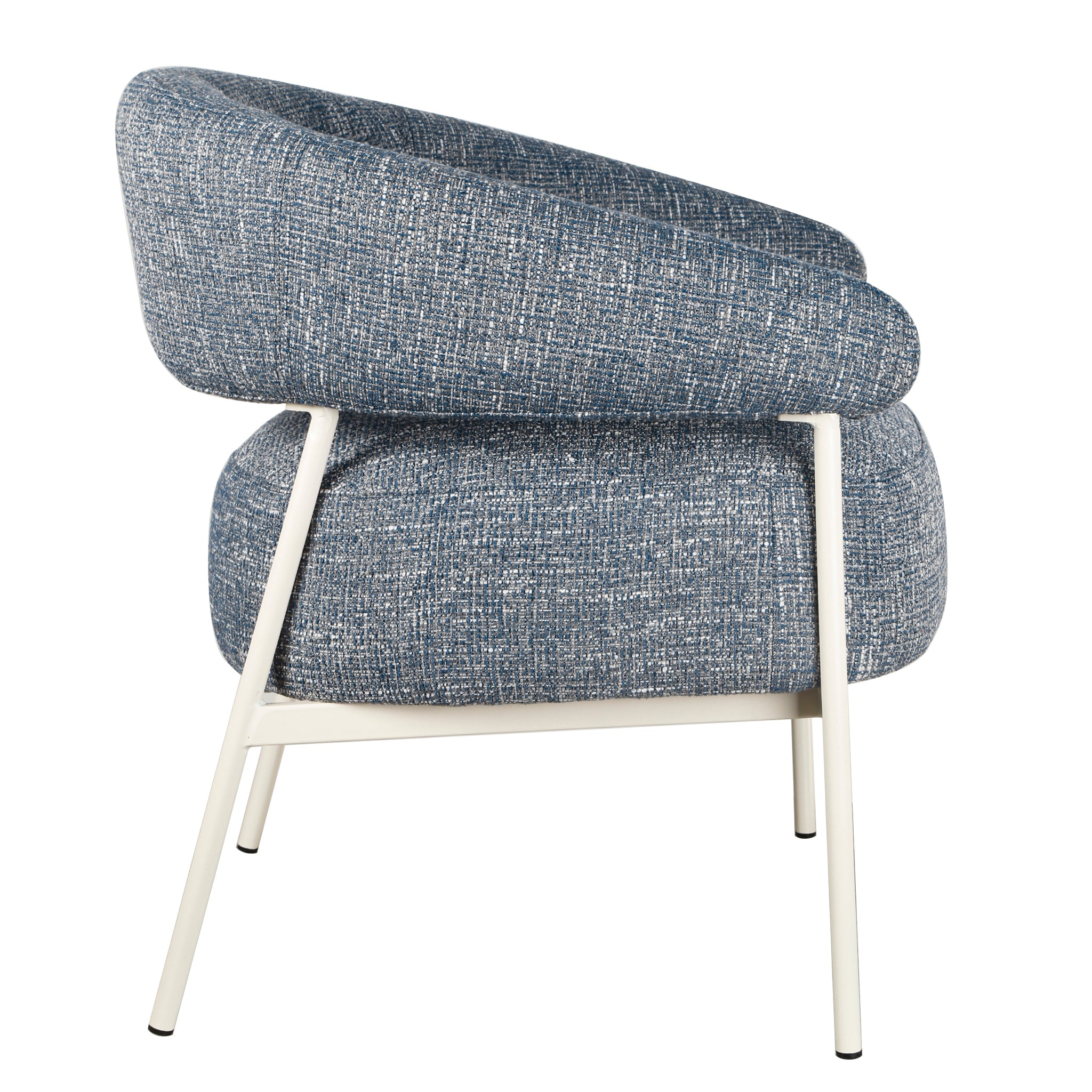 Asika Fabric Armchair - Prussian Blue Armchair Cino-Core