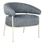 Asika Fabric Armchair - Prussian Blue Armchair Cino-Core