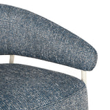 Asika Fabric Armchair - Prussian Blue Armchair Cino-Core