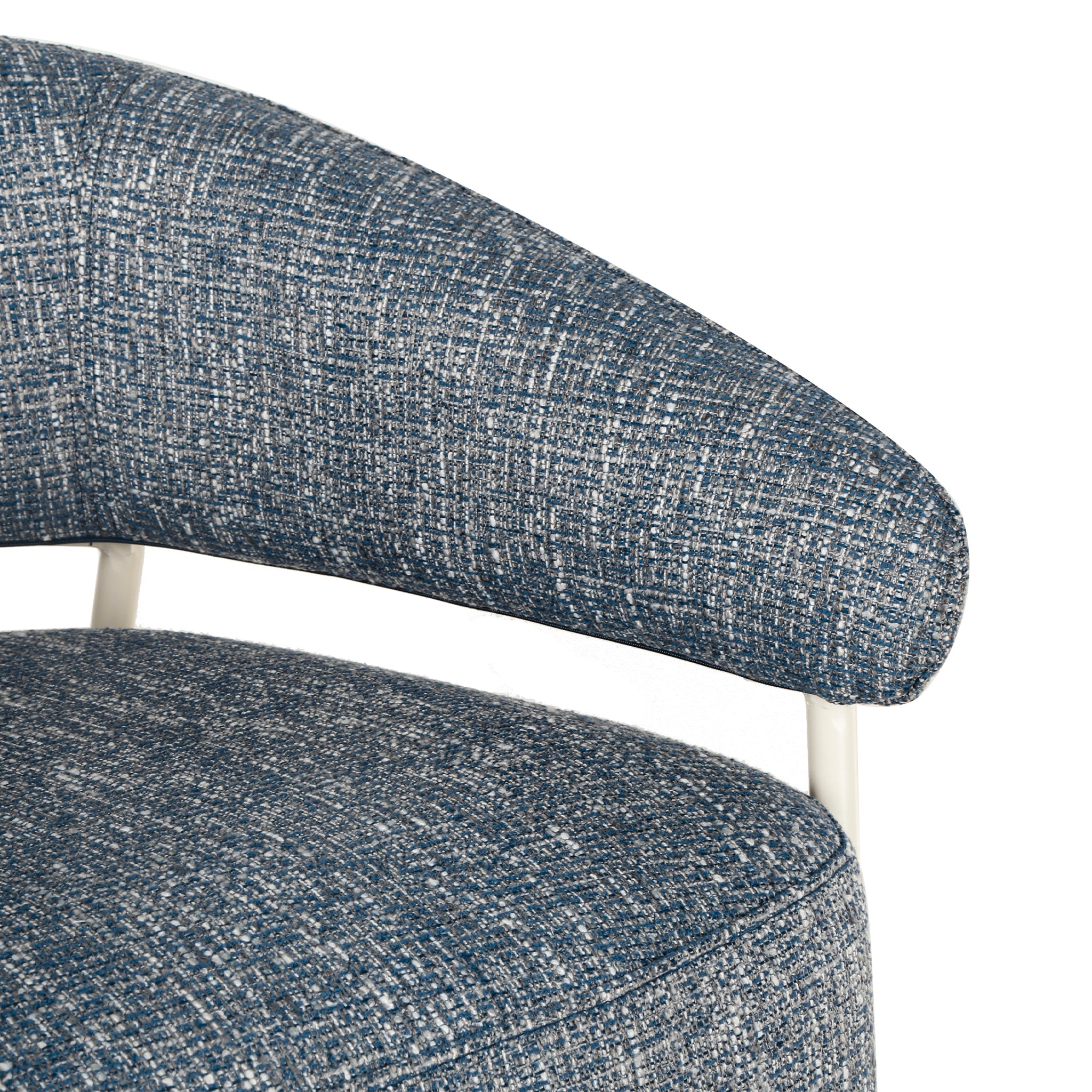 Asika Fabric Armchair - Prussian Blue Armchair Cino-Core