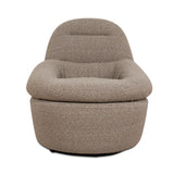 Nalini Swivel Lounge Chair - Granite Boucle Lounge Chair Freehold-Core