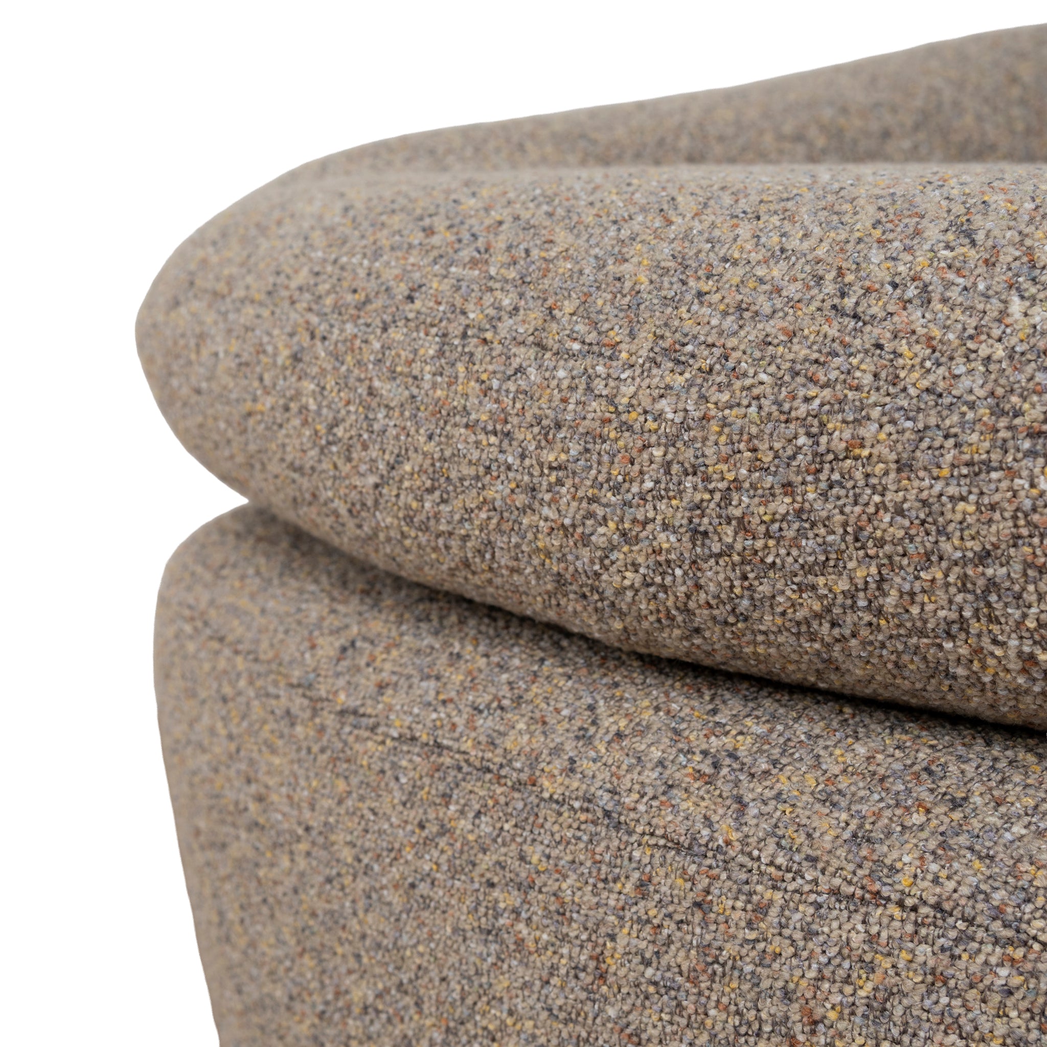 Nalini Swivel Lounge Chair - Granite Boucle Lounge Chair Freehold-Core