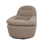Nalini Swivel Lounge Chair - Granite Boucle Lounge Chair Freehold-Core