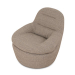 Nalini Swivel Lounge Chair - Granite Boucle Lounge Chair Freehold-Core