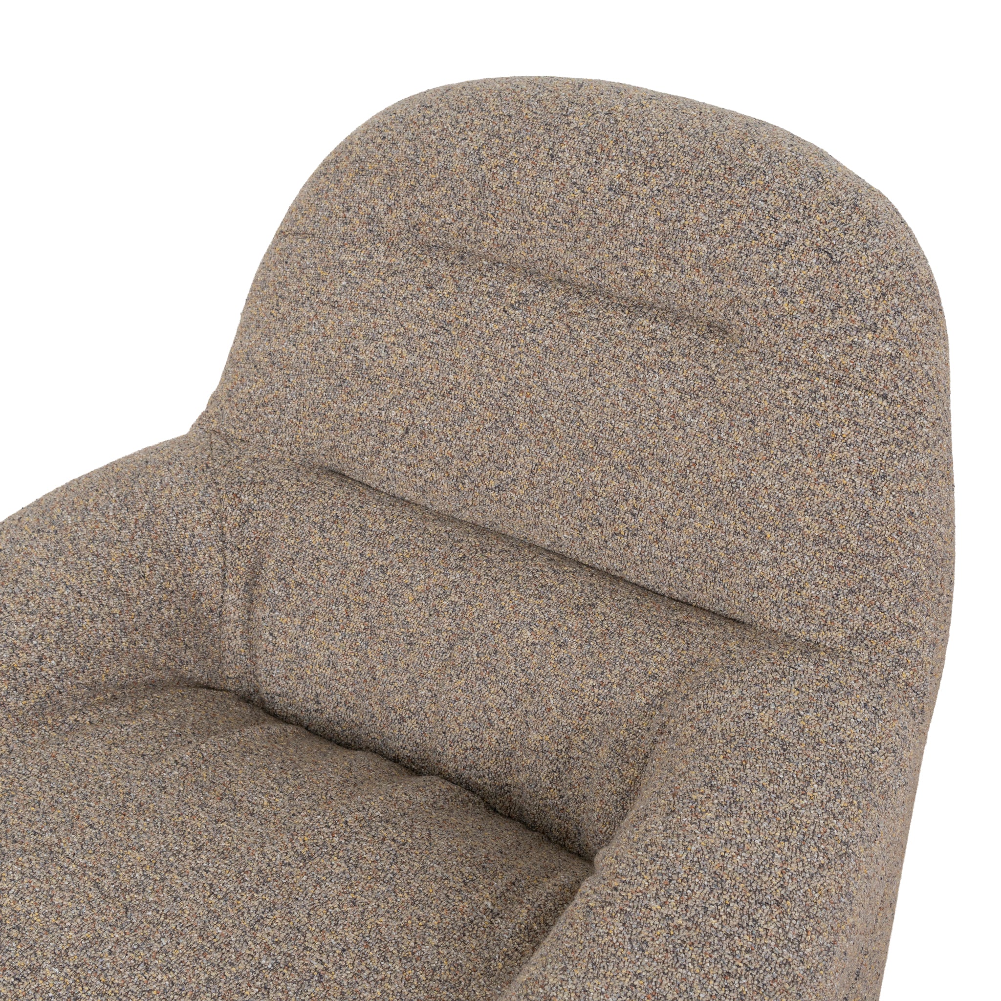 Nalini Swivel Lounge Chair - Granite Boucle Lounge Chair Freehold-Core