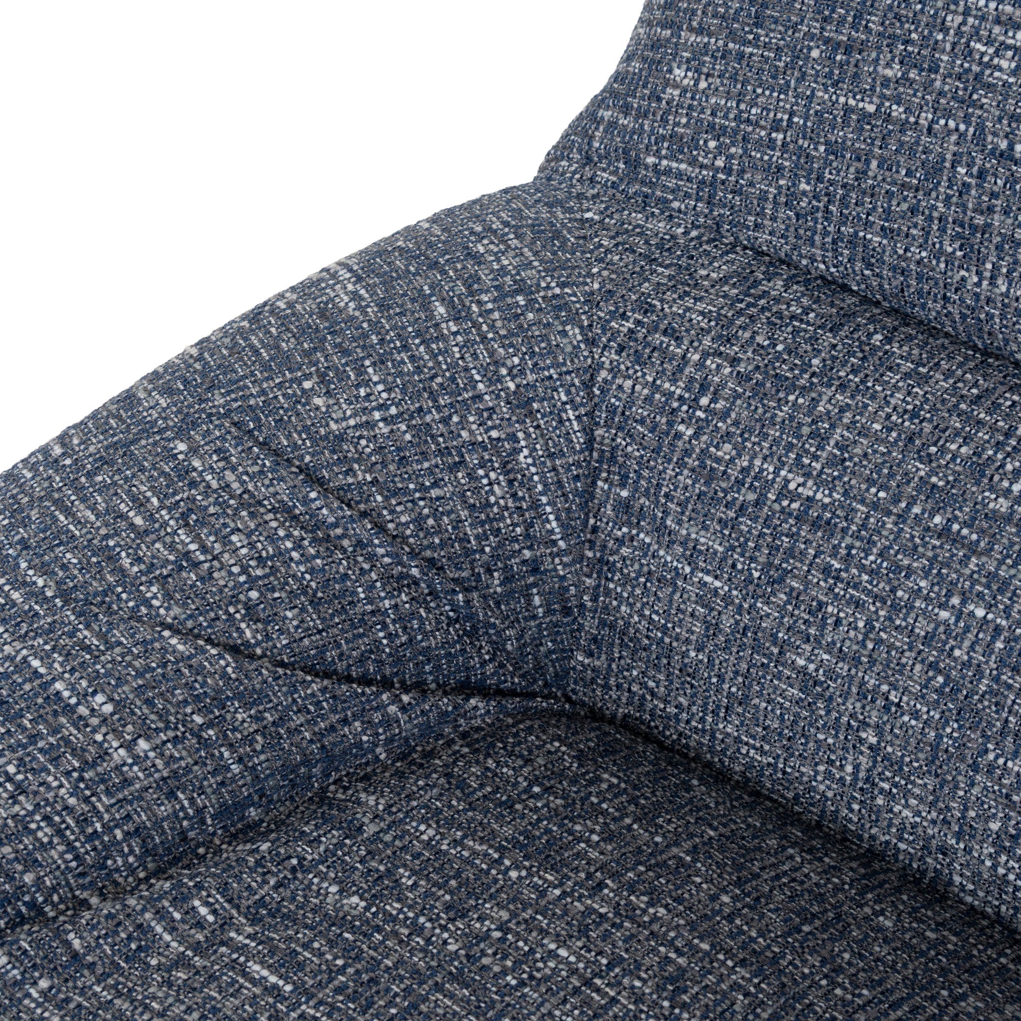 Nalini Swivel Lounge Chair - Prussian Blue Lounge Chair Freehold-Core