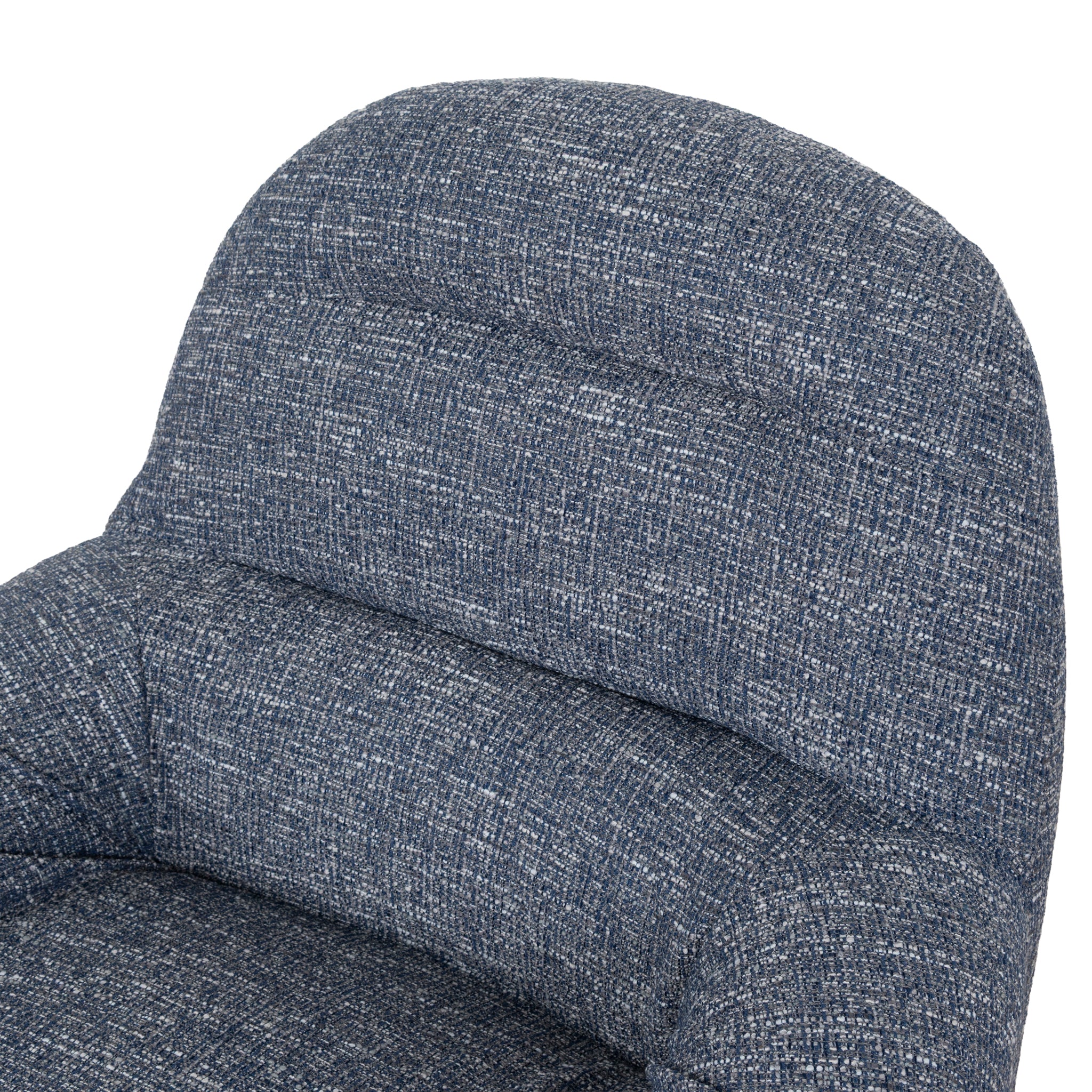 Nalini Swivel Lounge Chair - Prussian Blue Lounge Chair Freehold-Core