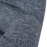 Nalini Swivel Lounge Chair - Prussian Blue Lounge Chair Freehold-Core