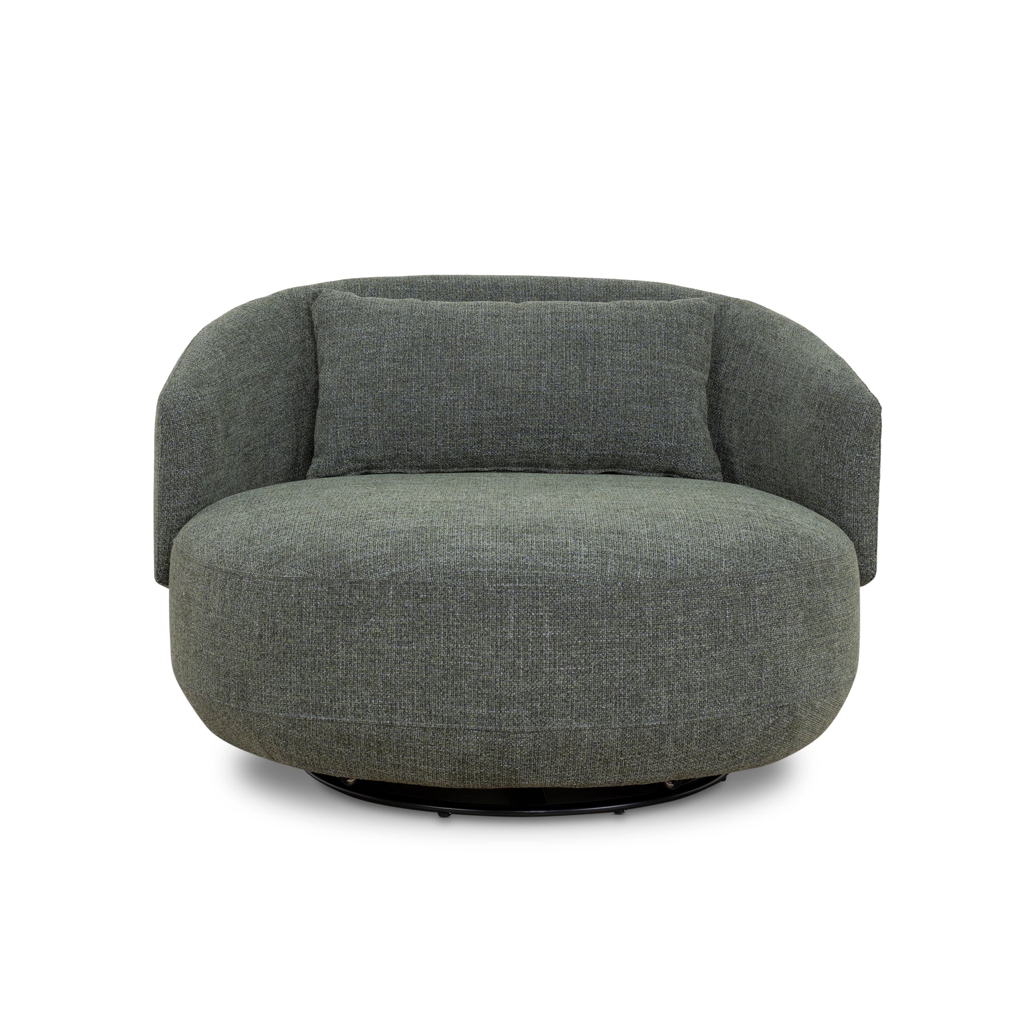 Janis Swivel Armchair - Moss Green Armchair K Sofa-Core