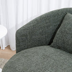 Janis Swivel Armchair - Moss Green Armchair K Sofa-Core