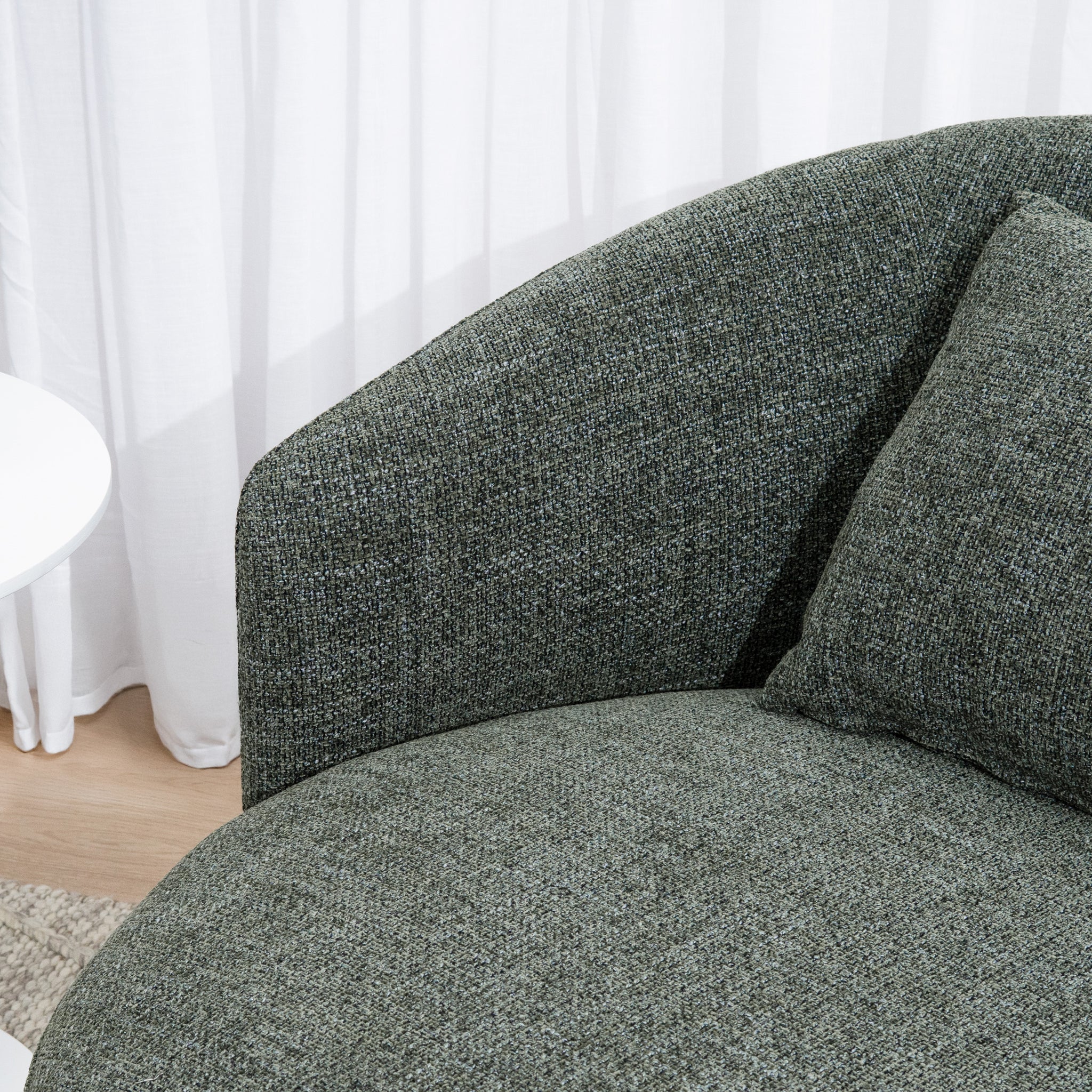 Janis Swivel Armchair - Moss Green Armchair K Sofa-Core