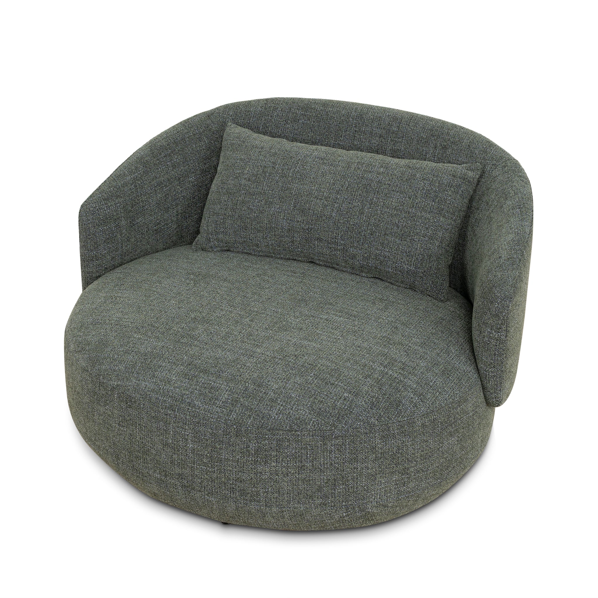 Janis Swivel Armchair - Moss Green Armchair K Sofa-Core
