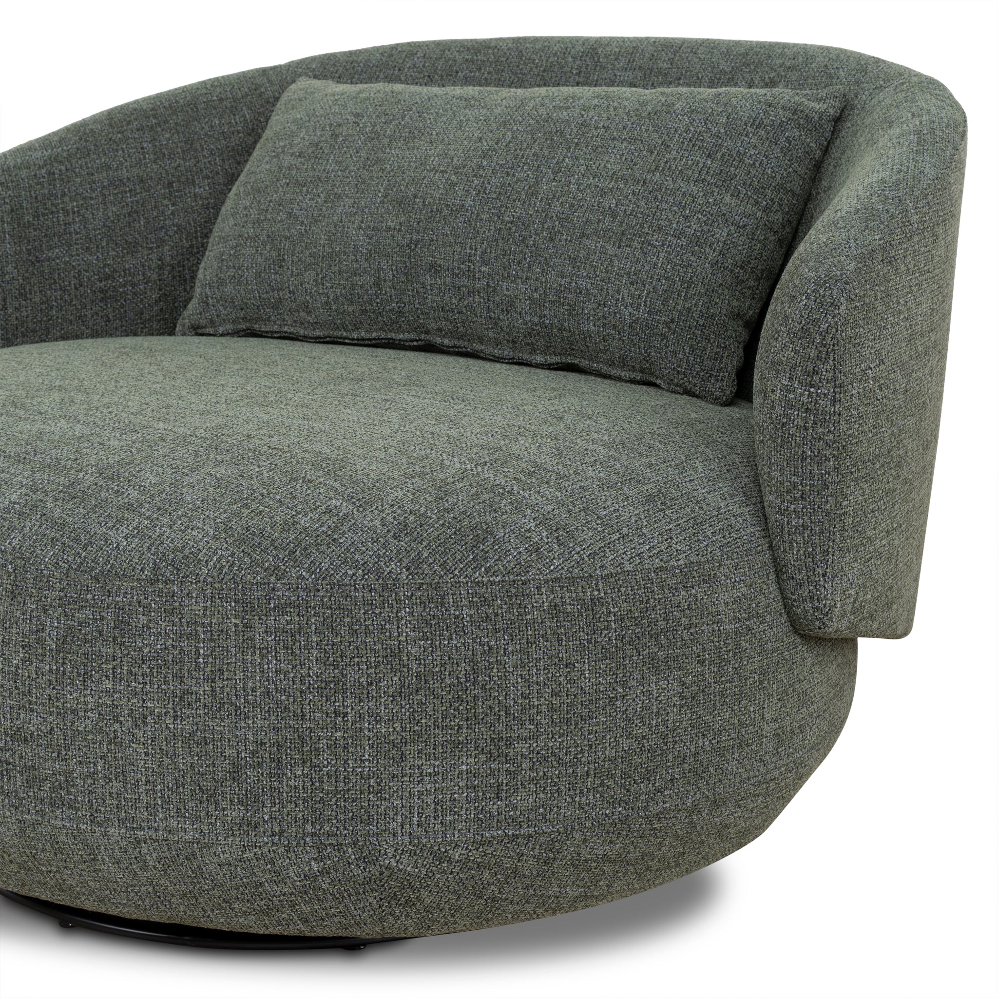 Janis Swivel Armchair - Moss Green Armchair K Sofa-Core