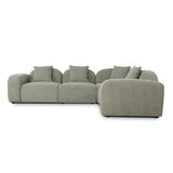 Soma Corner Option for 4 Seater Sofa - Coral Light Green Corner Addition OL Sofa-Core