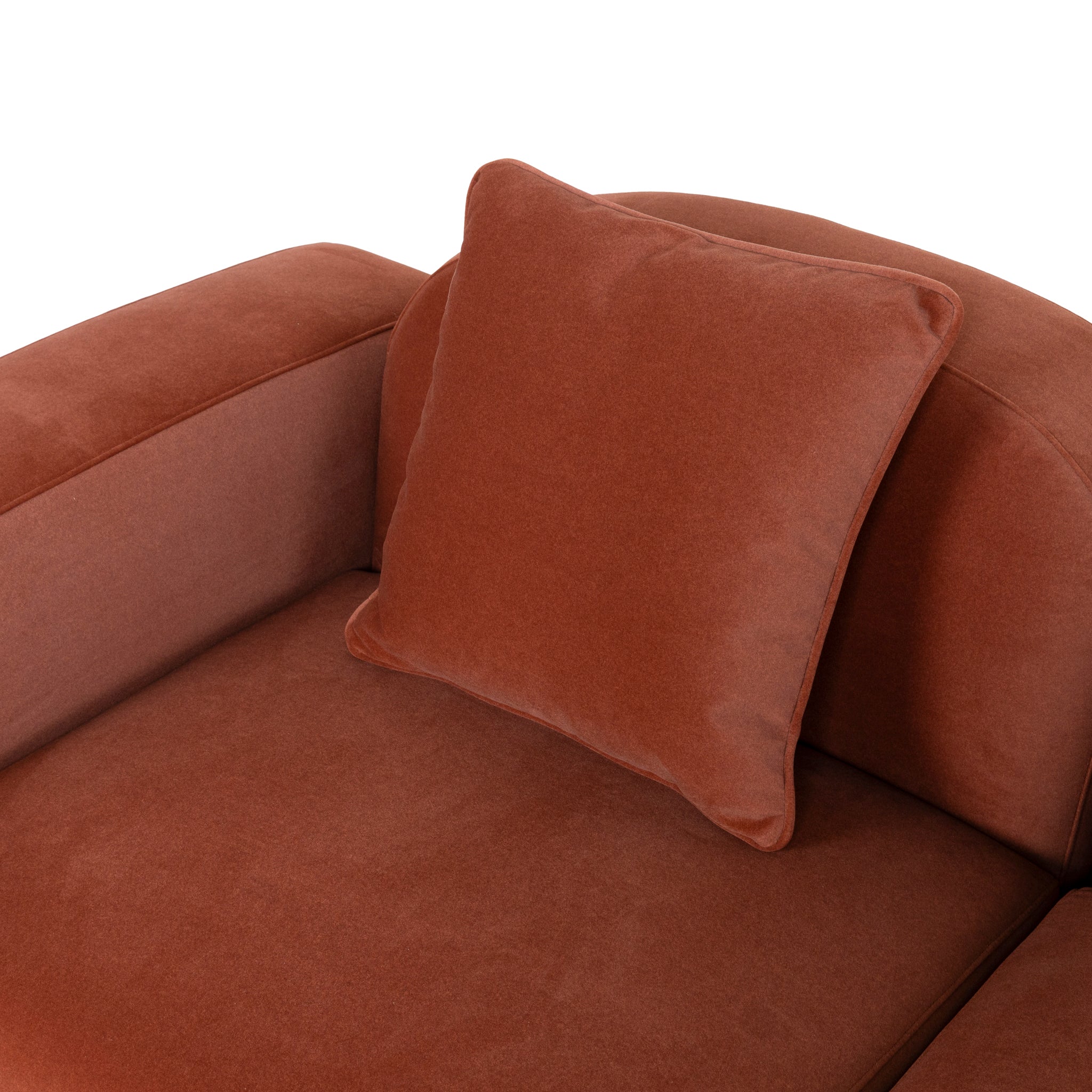 Soma 4 Seater Sofa - Umber Orange Sofa OL Sofa-Core