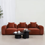 Soma 4 Seater Sofa - Umber Orange Sofa OL Sofa-Core