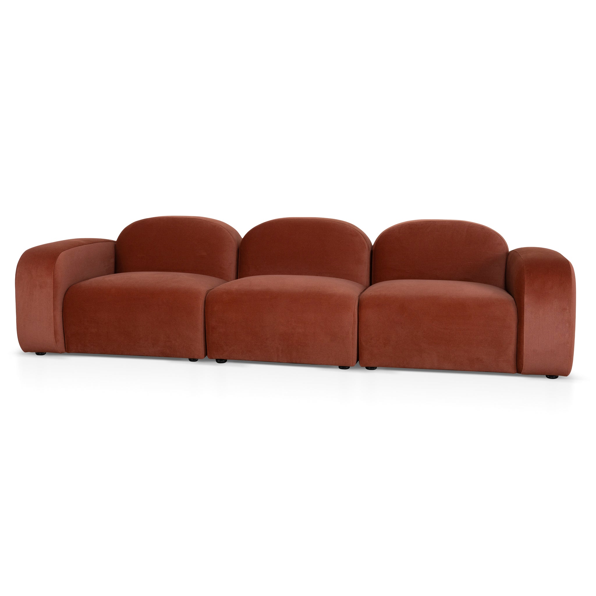 Soma 4 Seater Sofa - Umber Orange Sofa OL Sofa-Core