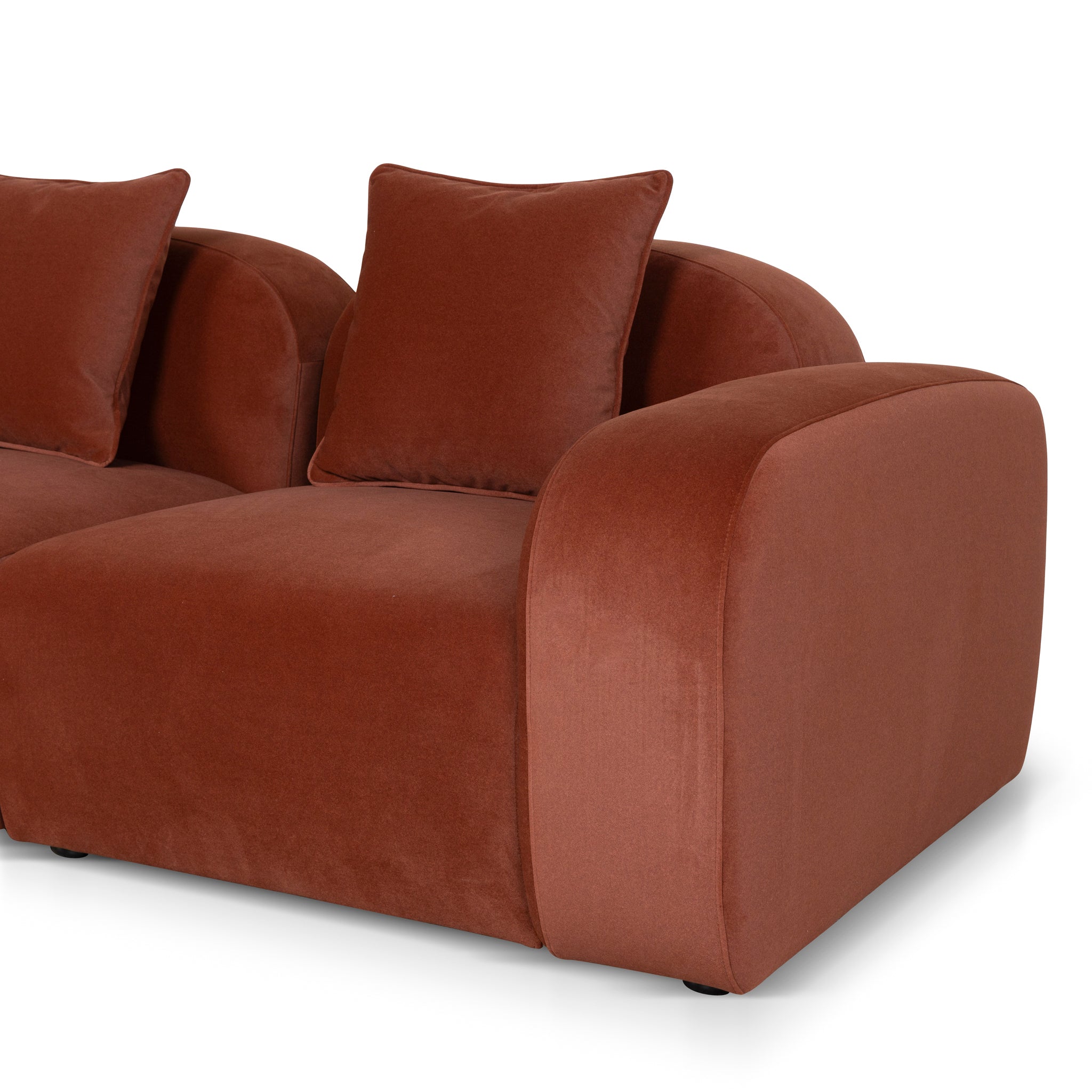 Soma 4 Seater Sofa - Umber Orange Sofa OL Sofa-Core