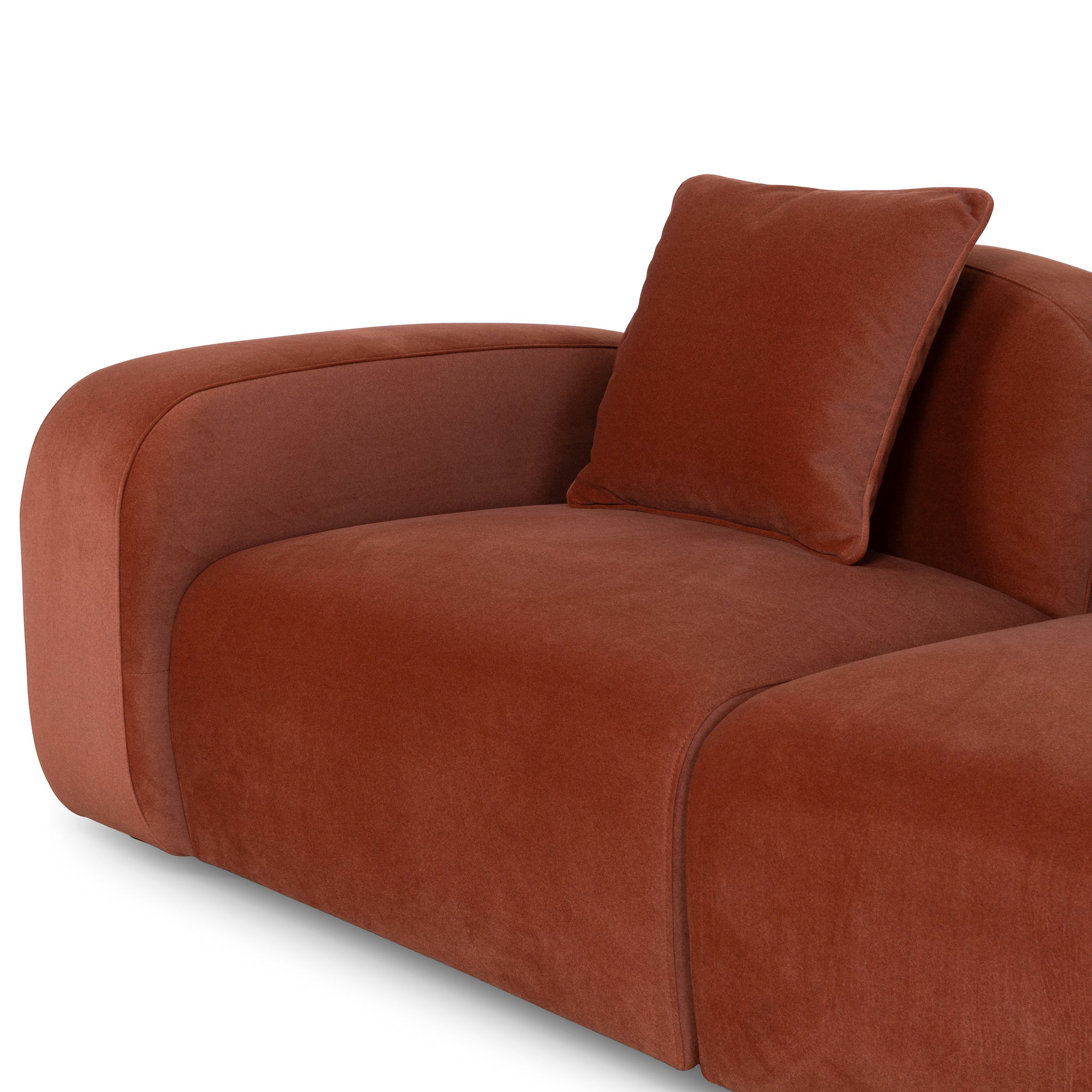 Soma 4 Seater Sofa - Umber Orange Sofa OL Sofa-Core