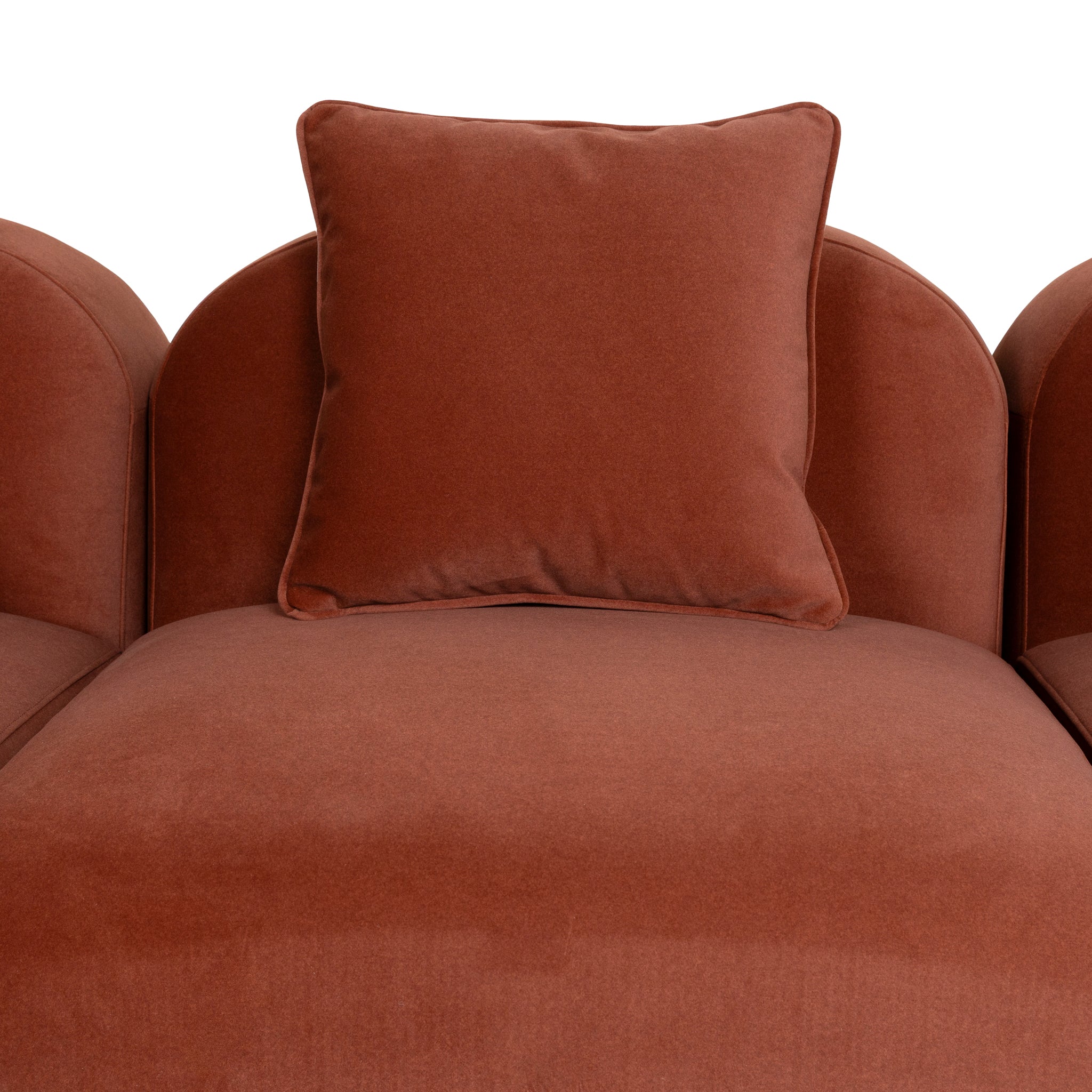 Soma 4 Seater Sofa - Umber Orange Sofa OL Sofa-Core
