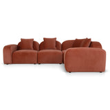 Soma Corner Option for 4 Seater Sofa - Umber Orange Corner Addition OL Sofa-Core