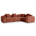 Soma Corner Option for 4 Seater Sofa - Umber Orange Corner Addition OL Sofa-Core