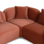 Soma Corner Option for 4 Seater Sofa - Umber Orange Corner Addition OL Sofa-Core
