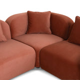 Soma Corner Option for 4 Seater Sofa - Umber Orange Corner Addition OL Sofa-Core